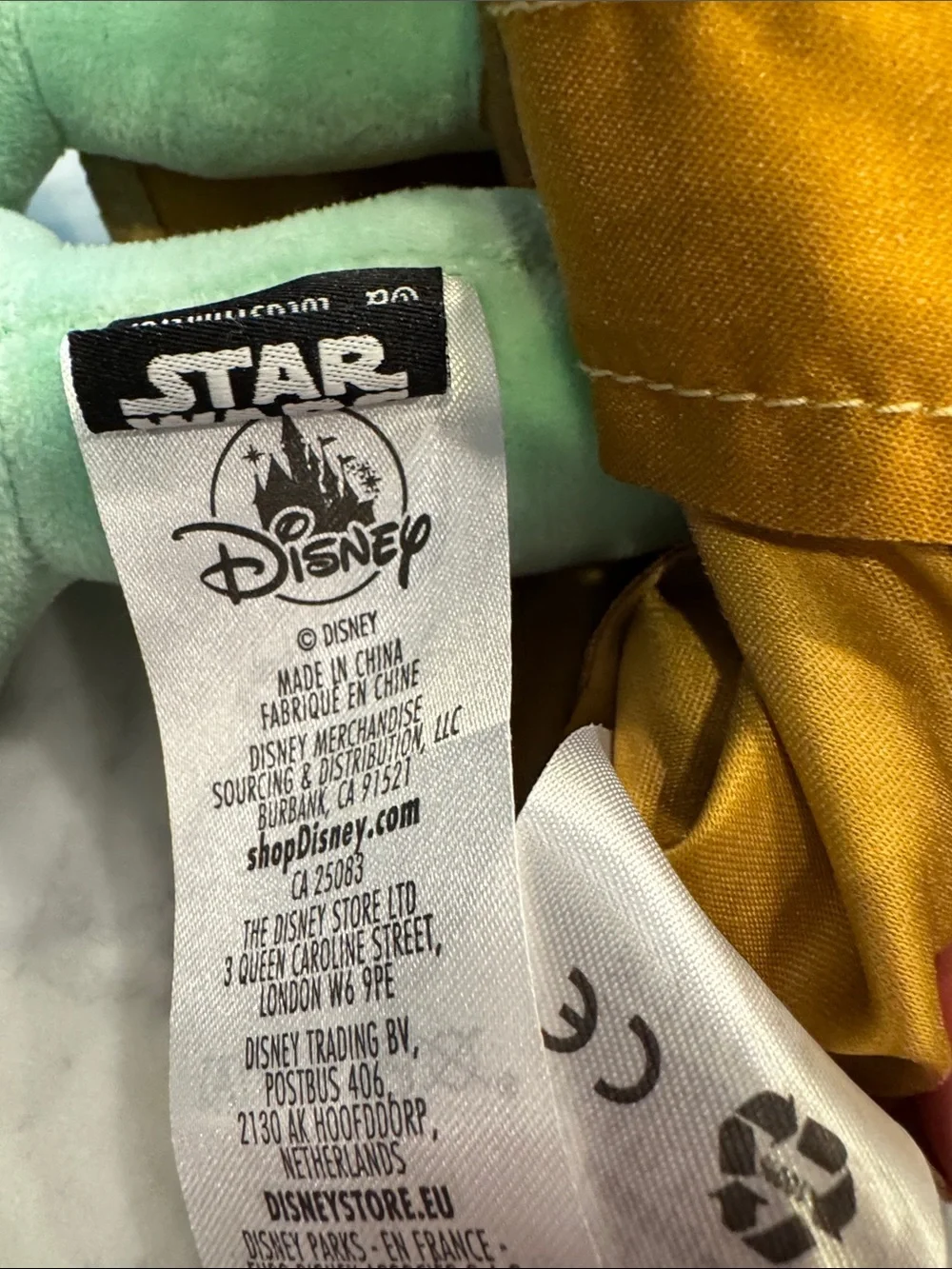 Disney Plush Grogu 10 inches in Light Green and Tan Robe